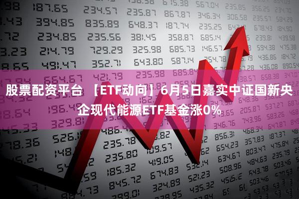 股票配资平台 【ETF动向】6月5日嘉实中证国新央企现代能源ETF基金涨0%